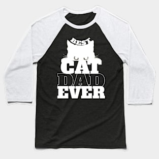 Cat Dad Day Baseball T-Shirt